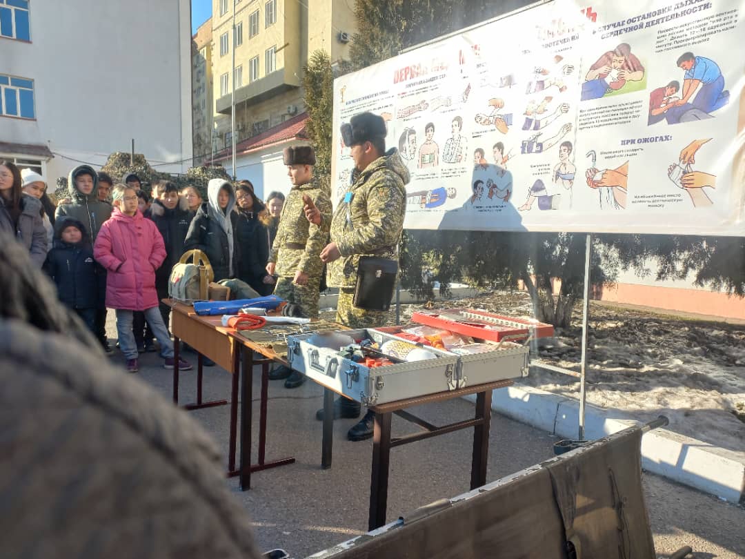 Студенты Политехнического колледжа МУКР на День открытых дверей в Национальной гвардии!